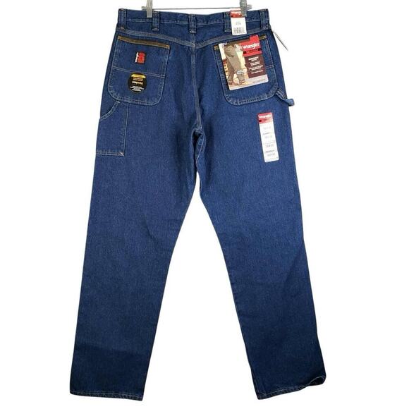 Riggs Workwear DuraShield Carpenter Jeans Men’s Denim Room2Move Size 38x36 New - Picture 3 of 14